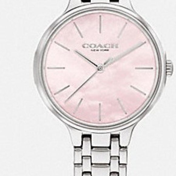 Coach Josie Watch 34 Mm in Silver/Pink - Picture 3 of 5